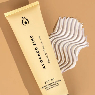 Avocado Zinc - SPF 30 NATURAL BODY SUNSCREEN