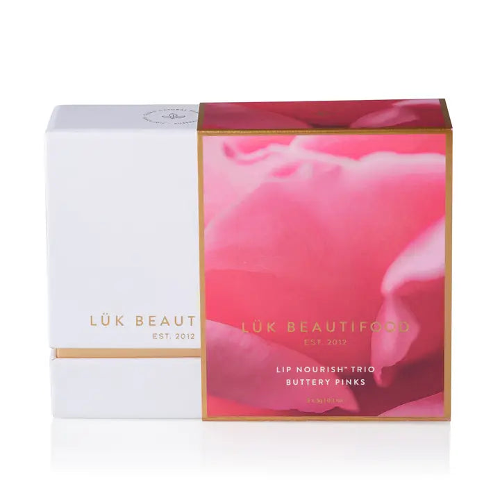 LUK -  Lip Nourish Trio Buttery Pinks