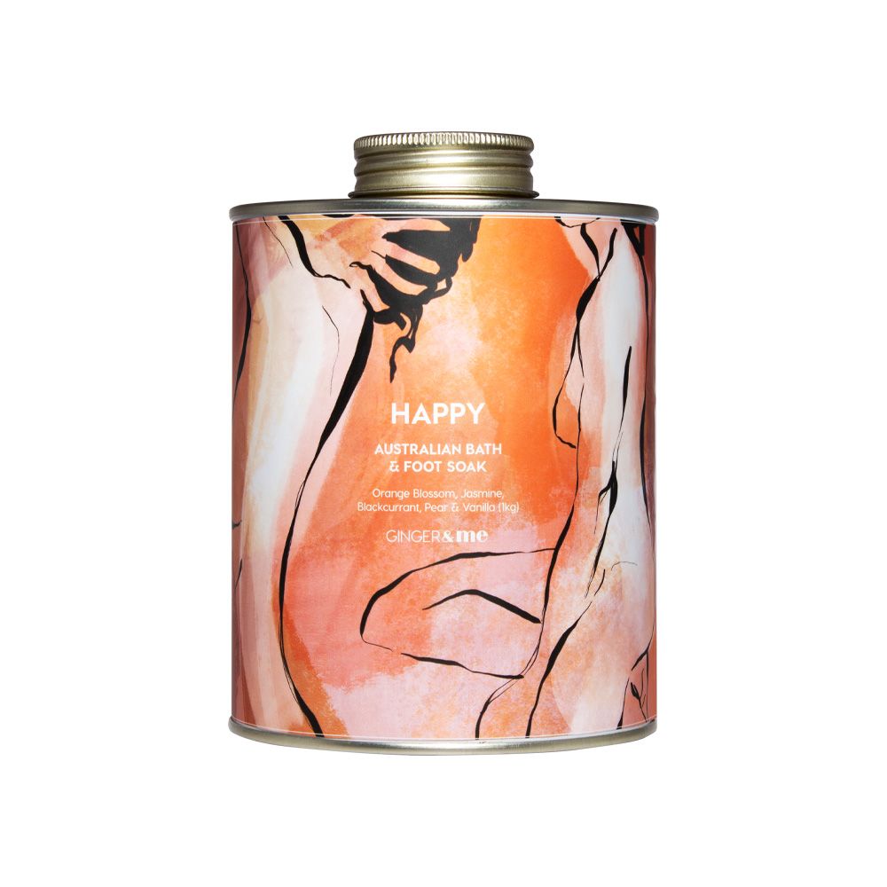 Ginger & Me - Bath & Foot Soak Salts HAPPY