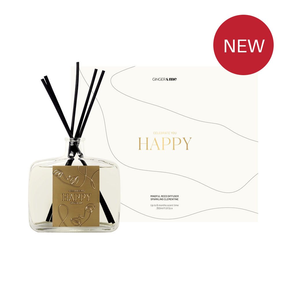 Ginger & Me - Mindful Reed Diffuser HAPPY