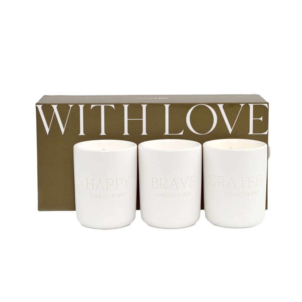 Ginger & Me - Mini Candle Trio