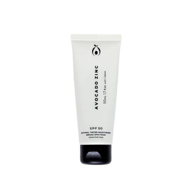 Avocado Zinc - SPF 50 NATURAL TINTED MOISTURISER - LIGHT-MEDIUM